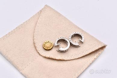 BULGARI BVLGARI ORECCHINI B-ZERO1 CERCHI ORO 18 KT