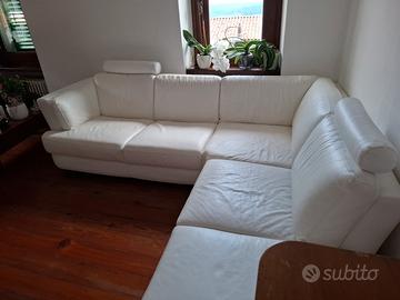 Divano  Chateaux d'ax angolare in pelle 