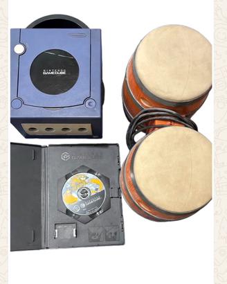 Game cube con bonghi Donkey Konga e gioco