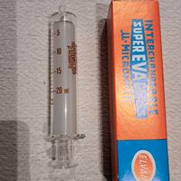 Siringa vintage in vetro