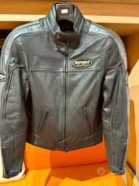 Giacca pelle moto spidi