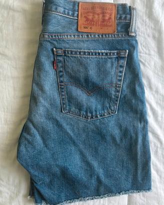 Levi’s 505 Pantaloncini Blu Donna Taglia 46