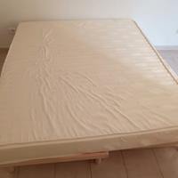 Materasso matrimoniale con rete scomponibile 