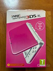 Nintendo new 3DS XL colore rosa + bianco