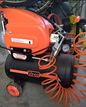 COMPRESSORE D'ARIA 24 LITRI VINCO