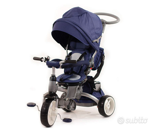 BABY’S CLAN Triciclo/Passeggino Giro- Colore BLU