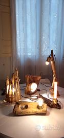 lampade in legno varie tipologie 
