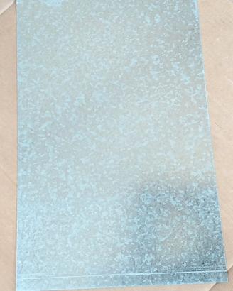 Lamiere zincate cm. 49 x 31 spessore 0,60