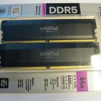 64GB RAM DDR5 CRUCIAL PRO SERIES 6400