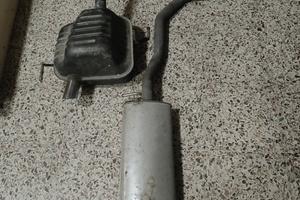Marmitta Alfa Romeo 147 benzina originale completa