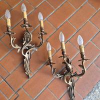 Coppia Applique da muro antiche 