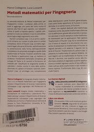 Libro Metodi Matematici per l'ingegneria