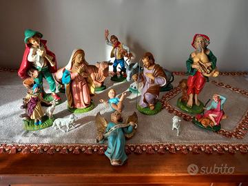 Presepe Natività pastori Antichi cm 20