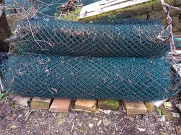 Rete metallica plastificata