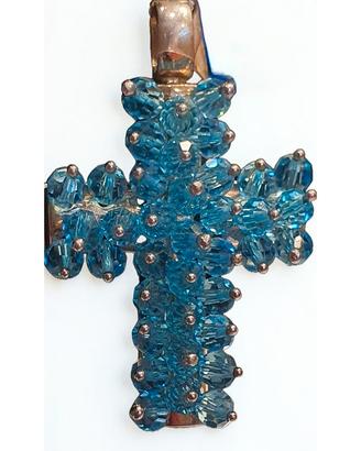 Collana con croce in Argento puro 925