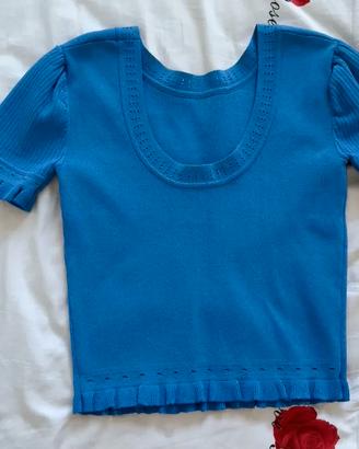 T-shirt donna blu