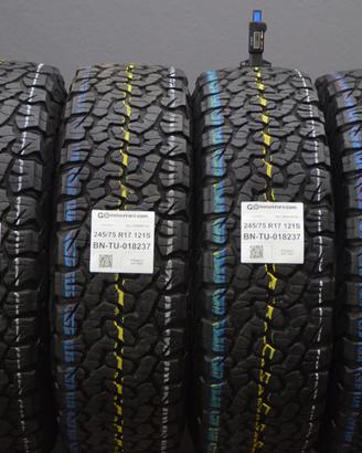 4 Pneumatici 245/75 R17 Bf Goodrich All Terrain T/