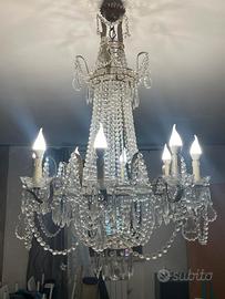 Lampadario cristallo