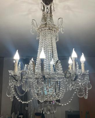 Lampadario cristallo