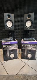 Yamaha HS50M (Coppia) + 2 Stativi Scatole original
