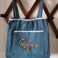 borsa donna  jeans