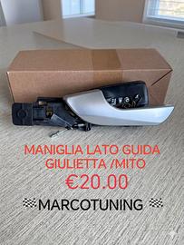 MANIGLIA INTERNA LATO GUIDA GIULIETTA/MITO 