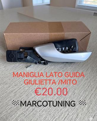 MANIGLIA INTERNA LATO GUIDA GIULIETTA/MITO 