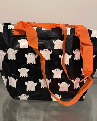 IKEA Kustfyr borsa nero/bianco 27x18x27 cm 13 L