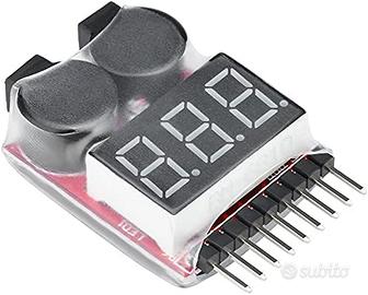 Allarme Buzzer 1-8S per Batterie LiPo Voltaggio