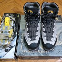 Kit Scarponi LA SPORTIVA e ramponi step-in SALEWA