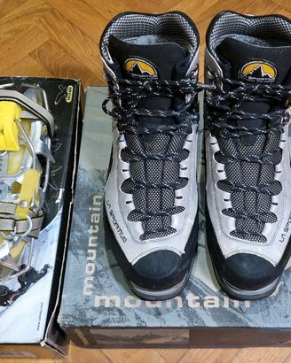 Kit Scarponi LA SPORTIVA e ramponi step-in SALEWA