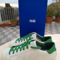 Scarpe sneakers P448 JOHN White/Green