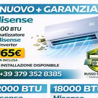Climatizzatore Hisense 9000BTU Inverter Nuovo WiFi