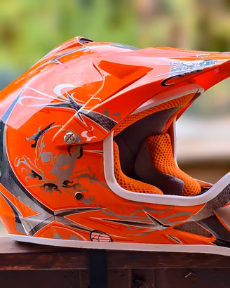 Casco moto bambino