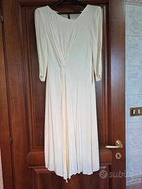 vestito abito bianco burro Patrizia Pepe