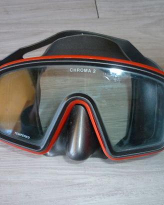 Maschera sub vintage Mares Chroma 2