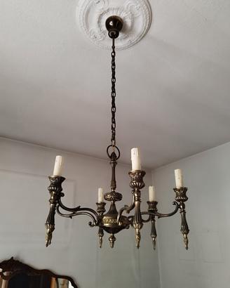 Lampadario a 6 bracci
