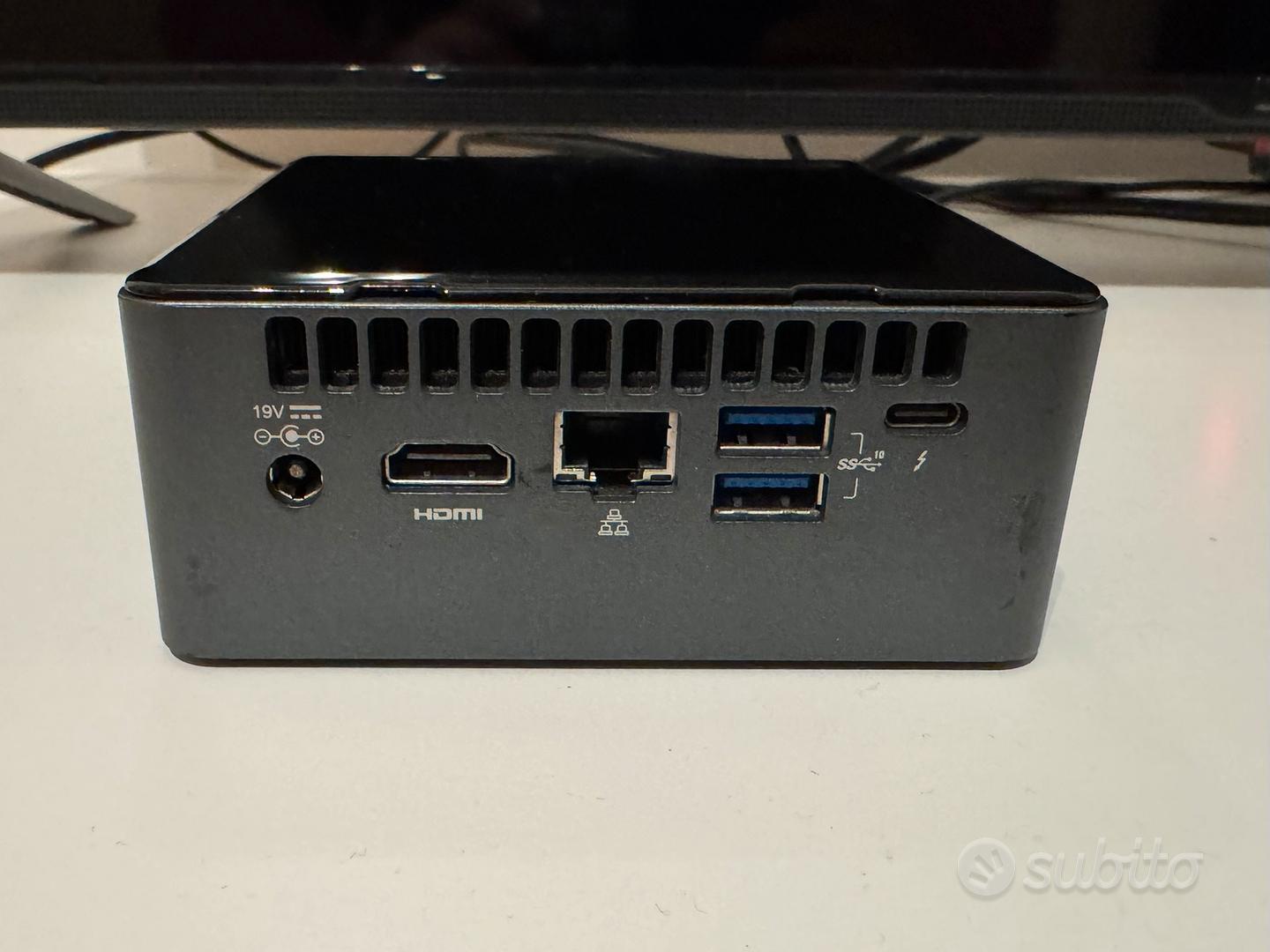 Mini PC - Intel NUC 8 - i7 - 8GB RAM - 256GB SSD - Informatica In