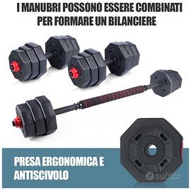 Umbro Set Manubri Convertibili In Bilanciere 19kg