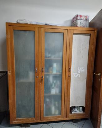 Credenza Dispensa Vintage in Legno Massello 