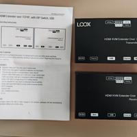 Kit Estensore HDMI KVM su Cavo Rete LAN 120m  LOOX