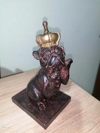 scultura carlino londinese da collezione nuova