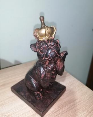 scultura carlino londinese da collezione nuova