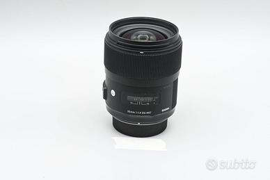 Obiettivo Sigma 35 mm 1.4 Art per Nikon F-Mount