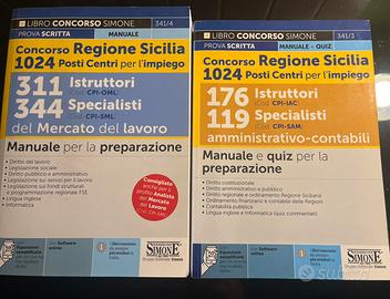Libri per il Concorso Regione Sicilia- Manuali
