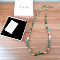 Collana con quarzo e zirconi originale Ottaviani