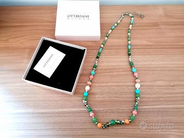 Collana con quarzo e zirconi originale Ottaviani