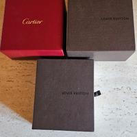 Scatole Firmate Louis Vuitton e Cartier