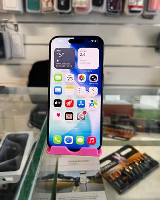 iPhone 15 Pro 128GB Nero-Garanzia 12 Mesi
