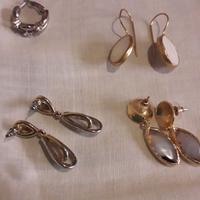 Bigiotteria vintage orecchini e braccialetti